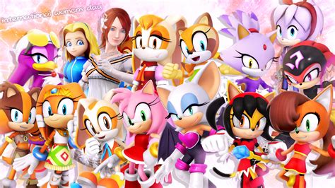 female characters in sonic